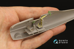 Quinta Studio QD48312 Gloster Gladiator MKII 3D-Printed &amp;amp; colored Interior on decal paper (Roden) 1/48 – image 6