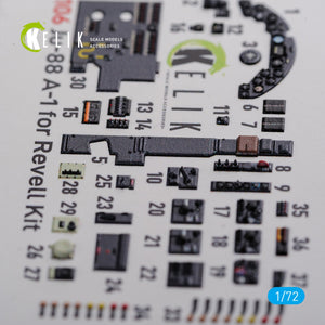 KELIK K72106 Ju-88 A-1 interior 3D decals for Revell kit 1/72 – Bild 7