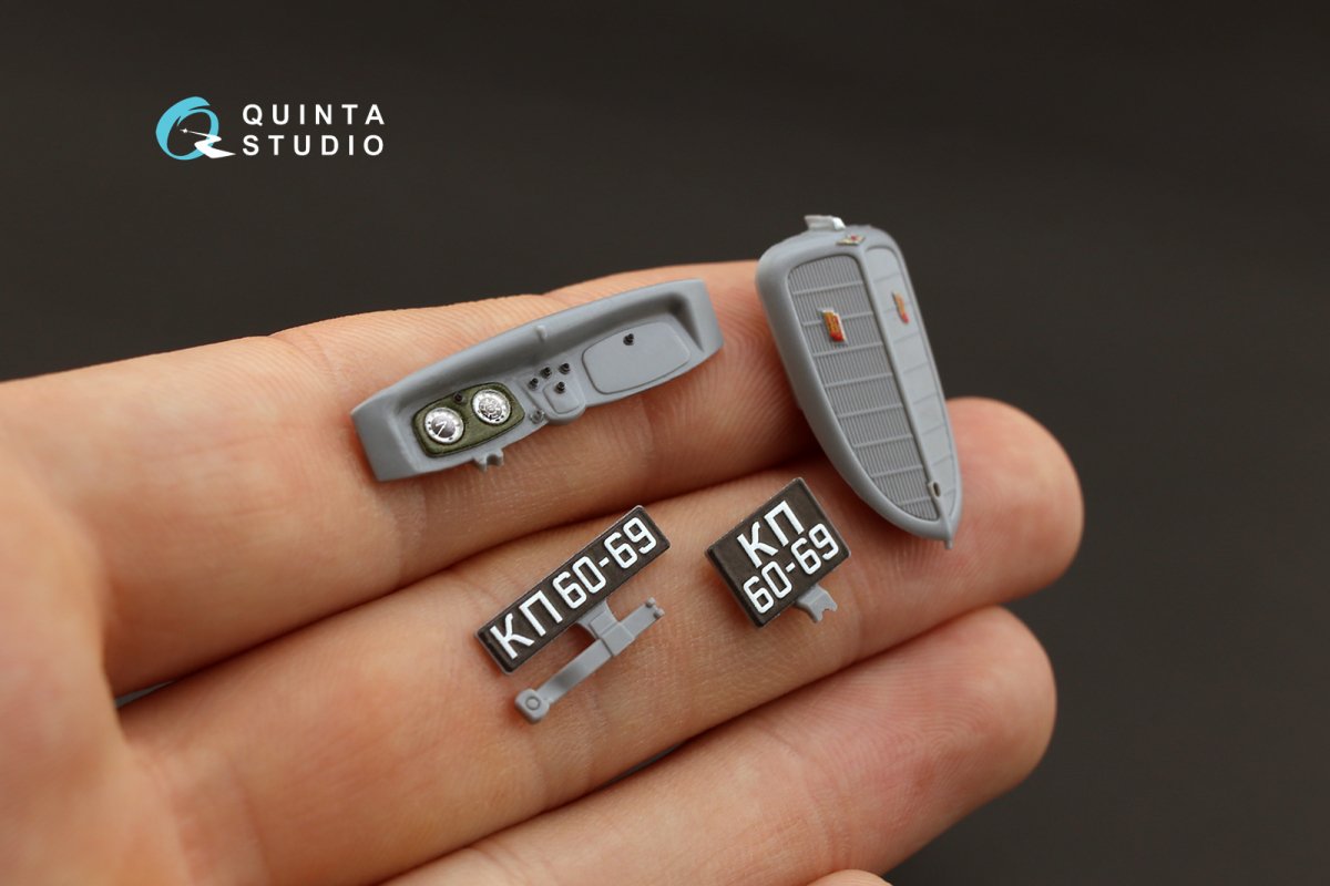 Quinta Studio QD35006 GAZ-M1 3D-Printed &amp;amp; colored Interior on decal paper (for Zvezda kits) 1/35 – image 4