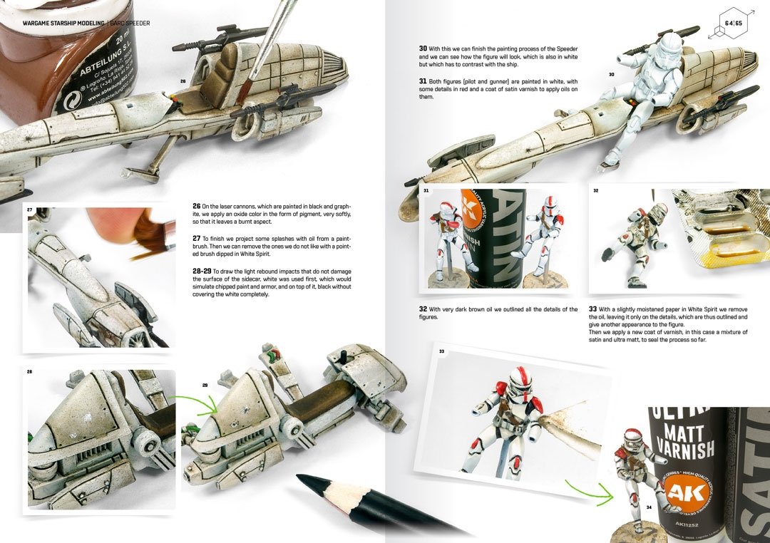 AK Interactive AK592 AK LEARNING WARGAMES SERIES 2: STARSHIP TECHNIQUES – ADVANCED (ENGLISH) – zdjęcie 5