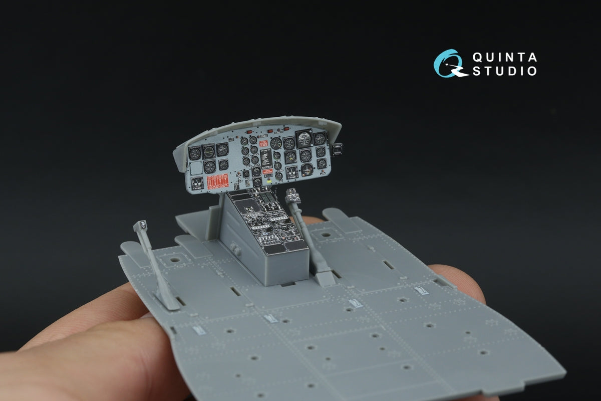 Quinta Studio QDS-35158 UH-1B 3D-Printed &amp;amp; colored Interior on decal paper (Trumpeter) (Small version) 1/35 – image 11