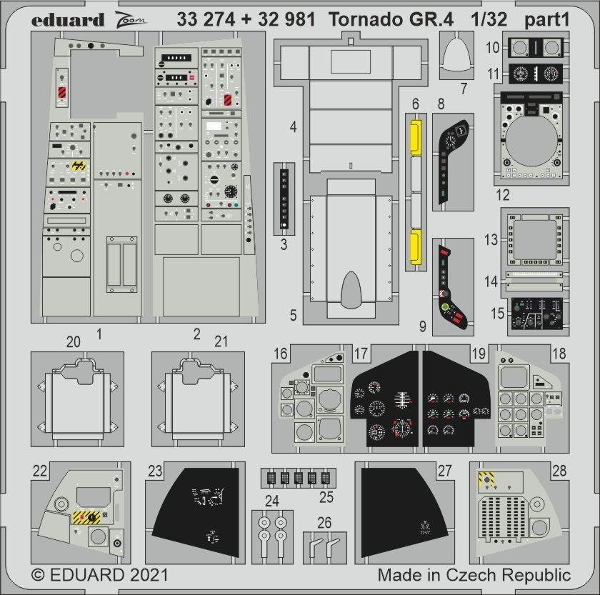 Eduard 33274 Tornado GR.4 for ITALERI 1/32 – image 2