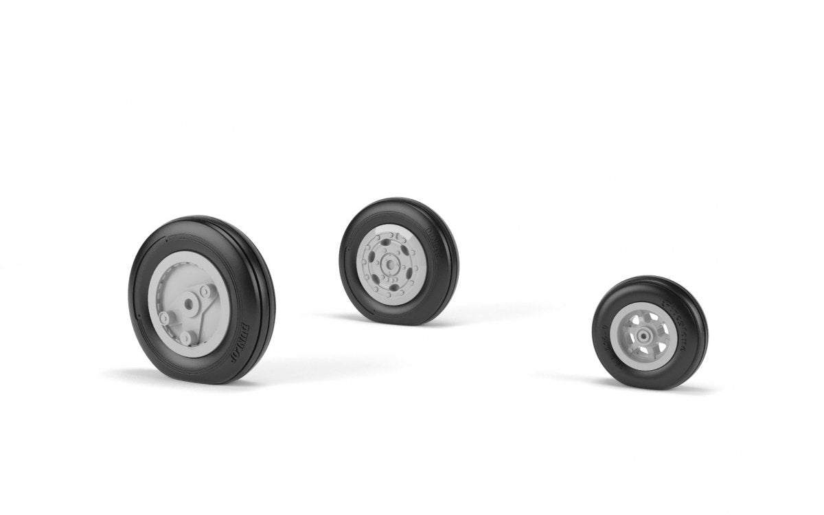 Armory Models AW48406 Hawker Hunter wheels w/ weighted tires 1/48 – image 6