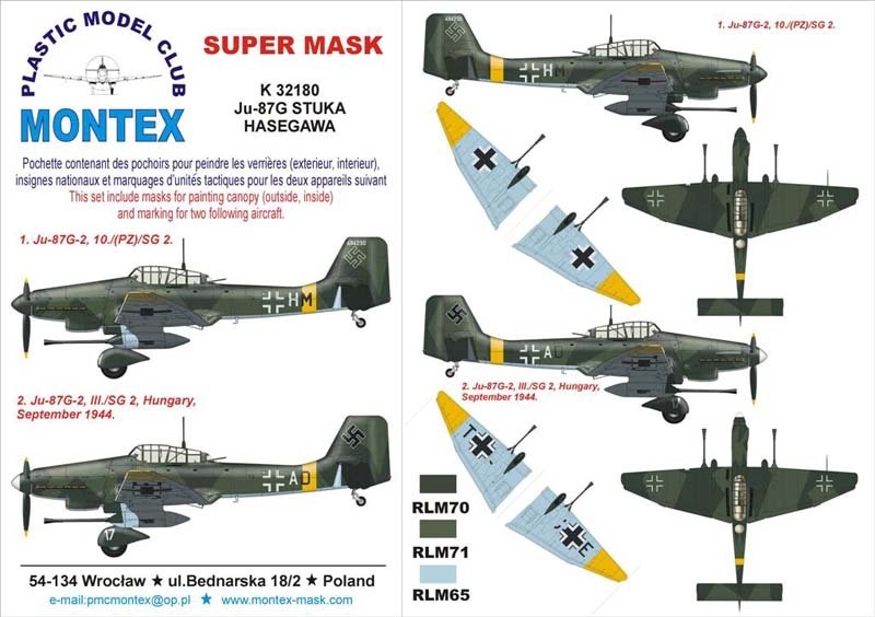 Montex K32180 Ju 87G 1/32
