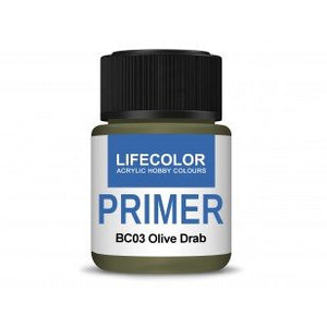 Lifecolor BC03 Acrylic Primer Olive Drab 22ml – zdjęcie 2