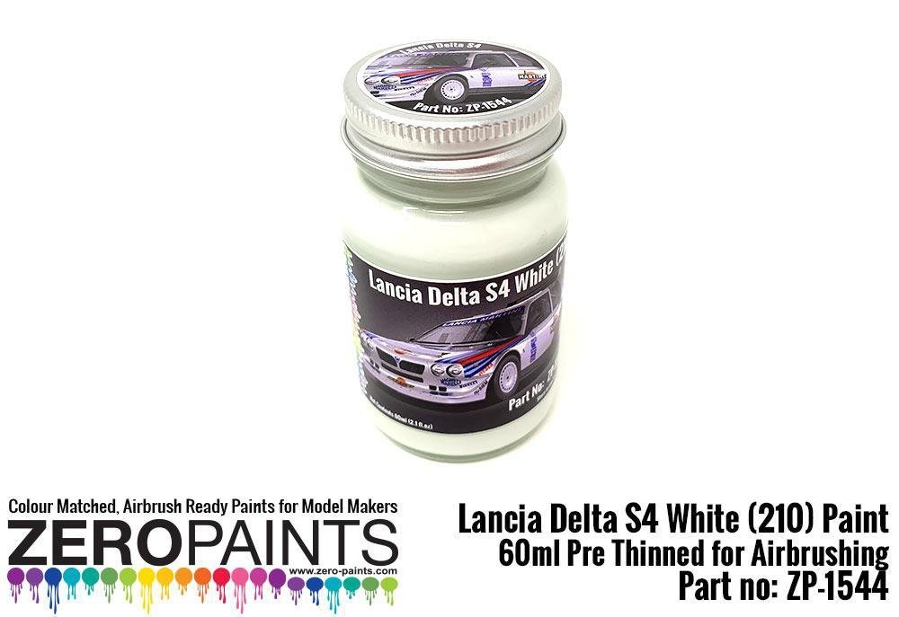Zero Paints ZP-1544 Lancia Delta S4 Rally 1986 Monte Carlo Rally White (210) Paint 60ml