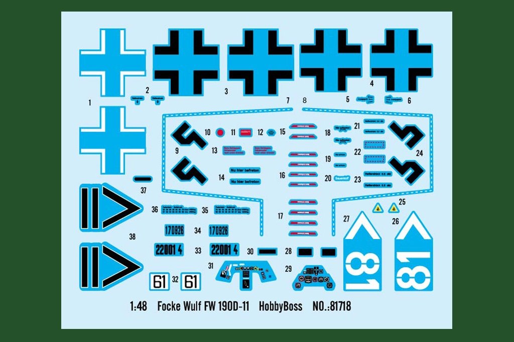 Hobby Boss 81718 Focke Wulf FW 190D-11 1/48 – zdjęcie 4