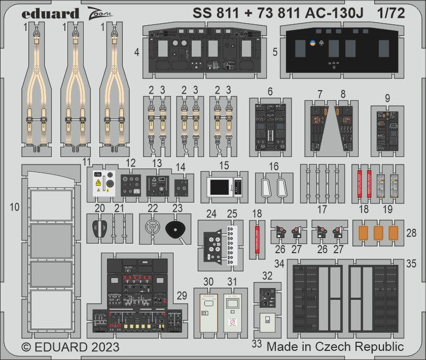 Eduard BIG72178 AC-130J PART I ZVEZDA 1/72 – image 5