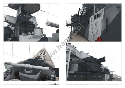 Kagero 16032 The German Cruiser Admiral Hipper EN – zdjęcie 5