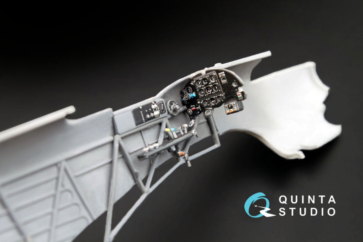 Quinta Studio QD48004 Yak-1B (late production) 3D-Printed &amp;amp; colored Interior on decal pape (for all kits) 1/48 – image 9