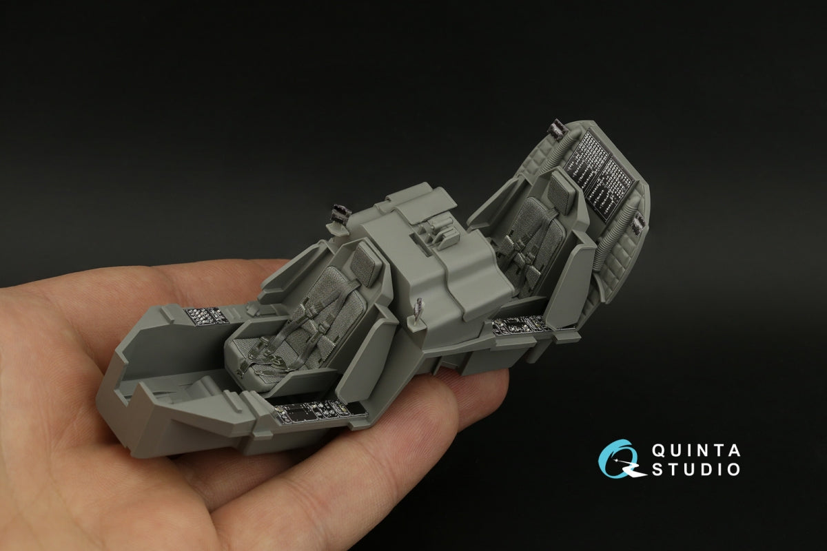 Quinta Studio QD+35106 AH-64D 3D-Printed &amp;amp; colored Interior on decal paper (Takom) (with 3D-printed resin parts) 1/35 – image 8