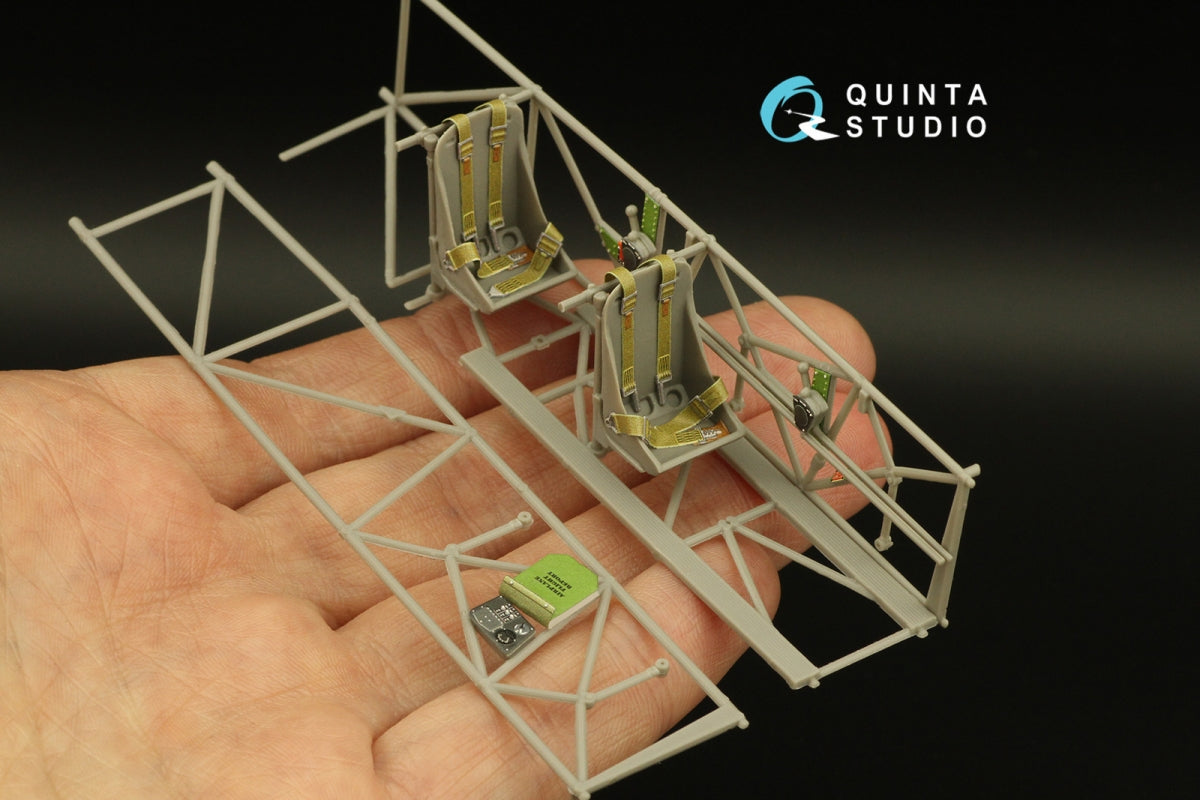 Quinta Studio QD32161 PT-13 Kaydet 3D-Printed &amp;amp; colored Interior on decal paper (Roden) 1/32 – image 6