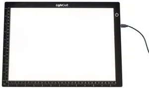 Lightcraft LC2004LED Ultraslim A4 Lightbox / Pulpit podświetlany, typu ultra slim, A4, obszar roboczy 320mm x 230mm, zewnętrzny 360mm x 270mm – zdjęcie 2