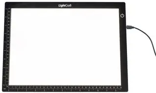 Lightcraft LC2004LED Ultraslim A4 Lightbox / Pulpit podświetlany, typu ultra slim, A4, obszar roboczy 320mm x 230mm, zewnętrzny 360mm x 270mm – zdjęcie 2