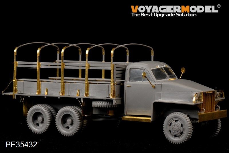 Maquette Voyager PE35432 Camion Studebaker US6 russe de la Seconde Guerre mondiale pour ITALERI 6499 / ICM 35511 1/35  – image 7