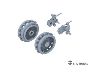 E.T. Model P35-405 WWII German Sd.kfz.251/Sd.kfz.11 Track links &amp;amp; Sprockets Early 3d Printed 1/35 – zdjęcie 2
