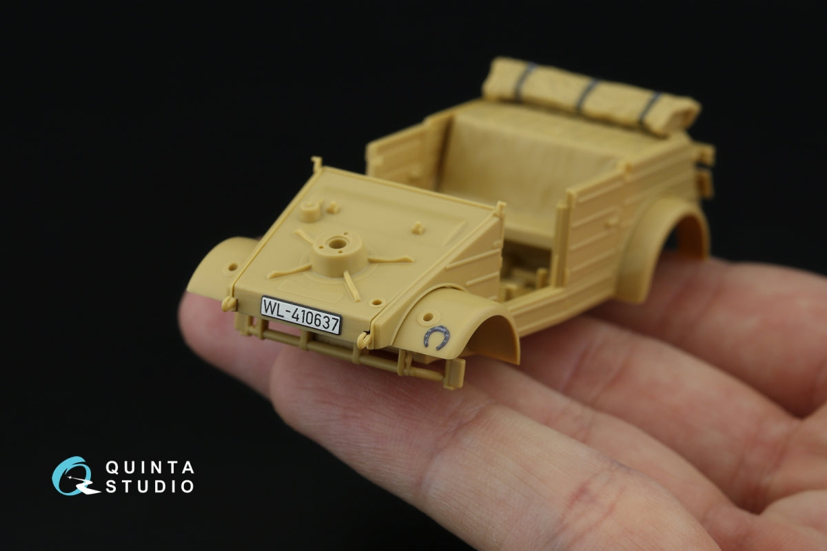 Quinta Studio QD48546 Kubelwagen Type 82 3D-Printed &amp;amp; coloured Interior on decal paper (Tamiya) 1/48 – zdjęcie 7