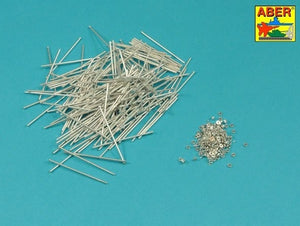 Aber 16170B Set of pins for Panther tank tracks x176 pcs / Zestaw sworzni do gąsienic czołgu Panther x176 szt 1/16