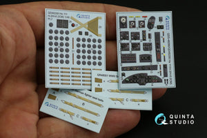 Quinta Studio QD48266 He 111H-3/H-6 3D-Printed &amp;amp; coloured Interior on decal paper ( ICM ) 1/48 – zdjęcie 12
