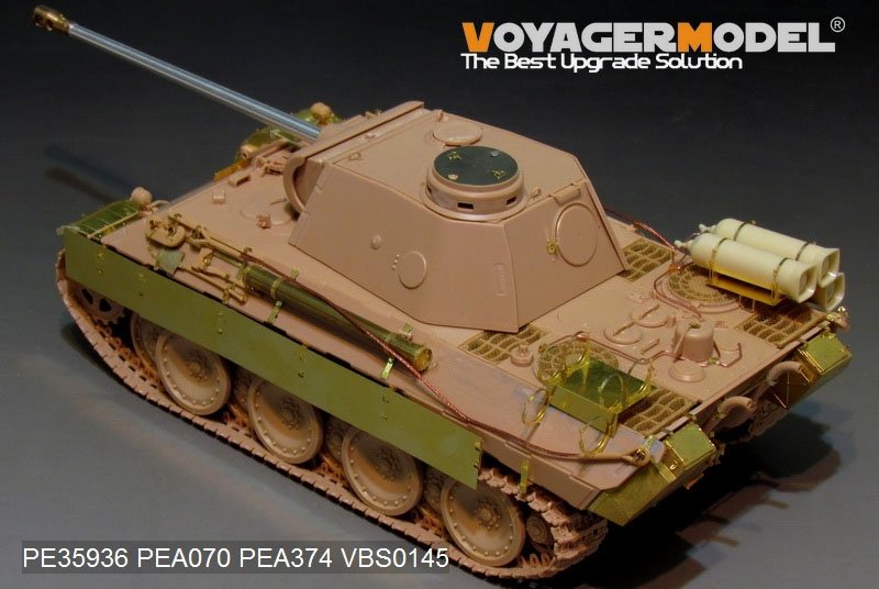 Voyager Model PE35936 WWII German Panther D w/&amp;quot;Stadtgas&amp;quot; Fuel Tanks Basic For MENG TS-038 1/35 – zdjęcie 8