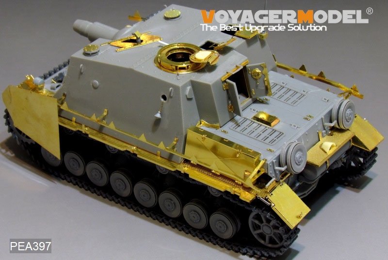 Voyager Model PEA397 WWII German Sturmpanzer IV Brummbar Late Version Side Skirts（For DRAGON 6081) 1/35 – zdjęcie 5