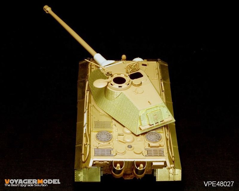 Voyager Model VPE48027 Photo Etched set for KING TIGER porsche (For TAMIYA32539) 1/48 – imagen 3