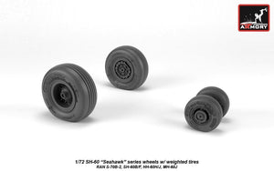 Armory Models AW72333 SH-60 Seahawk wheels w/ weighted tires 1/72 – zdjęcie 3
