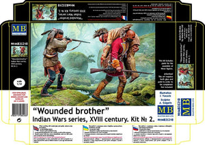 Master Box 35210 Wounded brother. Indian Wars series, 18th century. Kit No. 2 1/35 – image 2