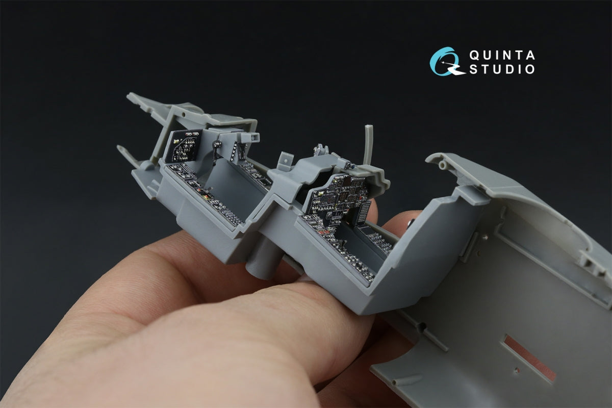 Quinta Studio QD48571 AH-64A 3D-Printed &amp;amp; colored Interior on decal paper (Hasegawa) 1/48 – image 8