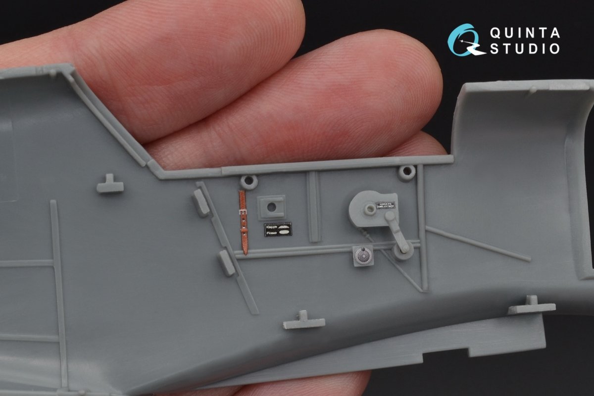 Quinta Studio QD32046 Bf 109G-10 3D-Printed &amp;amp; colored Interior on decal paper (for Trumpeter kit) 1/32 – image 8