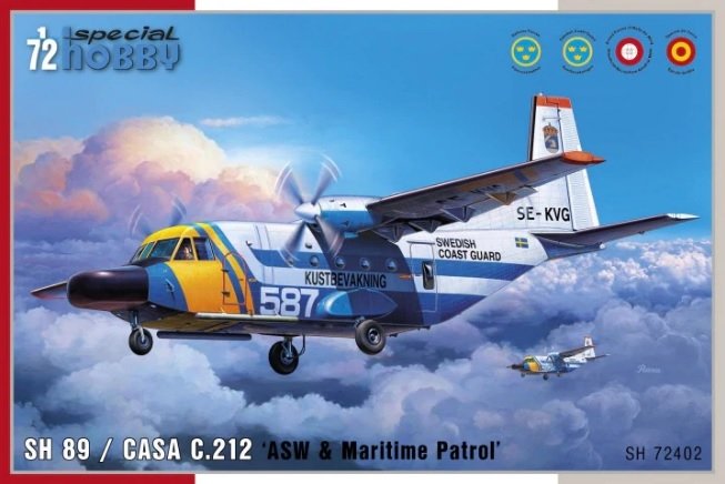 Special Hobby 72402 SH 89 / CASA C.212 &amp;#39;ASW &amp;amp; Maritime Patrol&amp;#39; 1/72