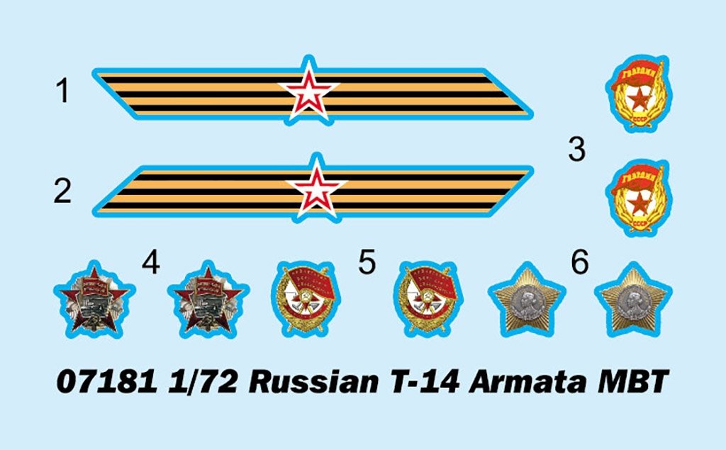 Trumpeter 07181 Russian T-14 Armata MBT 1/72 – zdjęcie 3