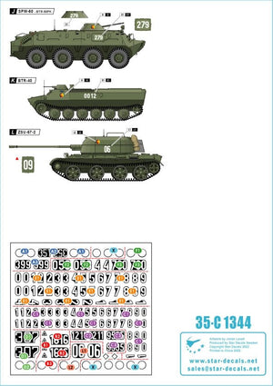 Star Decals 35-C1344 DDR - NVA 3. Numbers &amp;amp; insignia of the East German Nationale Volksarmee 1/35 – image 2