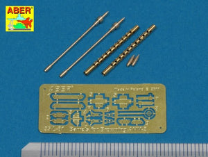 Aber 35L-081 Jeu de 2 canons standard pour mitrailleuses d&amp;#39;avion américaines cal .50 Browning ANM2 (1/35) – image 2
