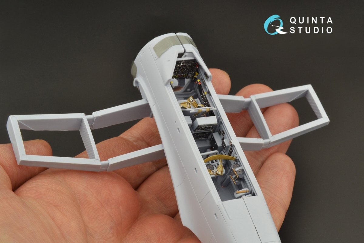 Quinta Studio QD48208 Ju 87B-1/B-2/R-2 3D-Printed &amp;amp; coloured Interior on decal paper ( Airfix ) 1/48 – zdjęcie 3