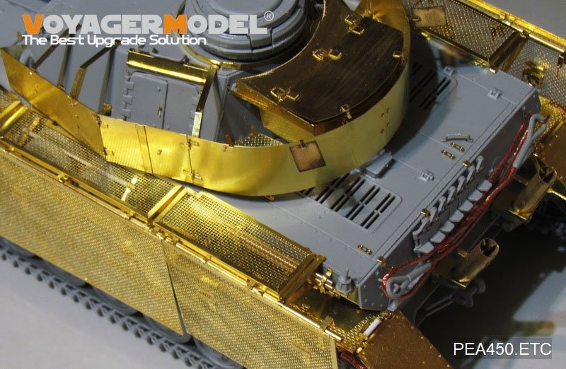 Voyager Model PEA450 WWII German Pz.Kpfw.IV Ausf.J &amp;quot;Thoma shields&amp;quot; wire mesh schürzen (Last Production) (FOR Boder 35008) 1/35 – zdjęcie 9