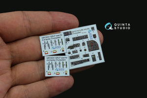 Quinta Studio QD72143 A-6E Intruder 3D-Printed coloured Interior on decal paper (Trumpeter) 1/72 – zdjęcie 4