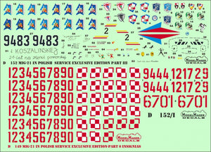 ModelMaker Decals D48152 MiG-21 in Polish service exclusive edition part III 1/48 – image 9