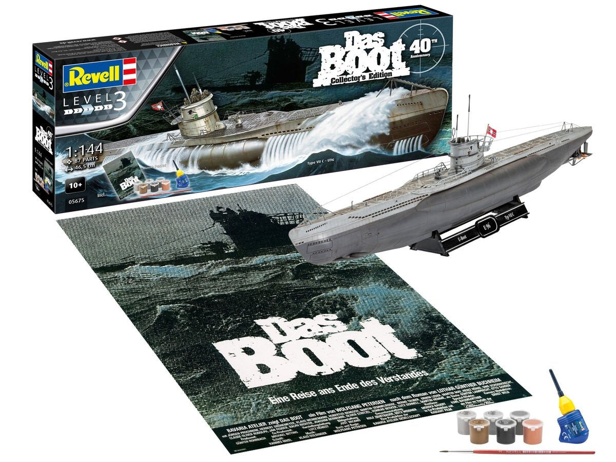 Revell 05675 Das Boot Collector&amp;#39;s Edition - 40th Anniversary 1/144 – zdjęcie 2