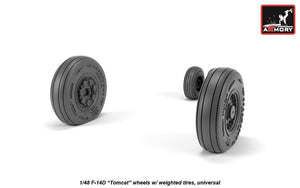 Armory Models AW48327 F-14D Tomcat late type wheels w/ weighted tires 1/48 – image 2