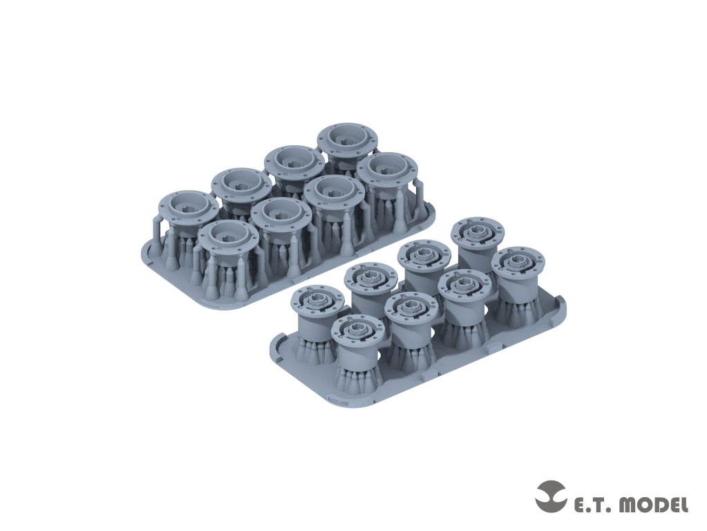 ET Model P35-295 Moyeux de roues de route pour le Tiger I allemand de la Seconde Guerre mondiale (version initiale) à l&amp;#39;échelle 1/35 – image 4