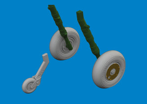 Eduard 672407 Spitfire Mk. V wheels Tamiya 1/72 – Bild 2