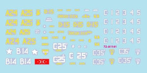 Star Decals 72-A1141 Korean War 1950-53 #2. USMC Tanks. Pershing. 1/72 – image 3