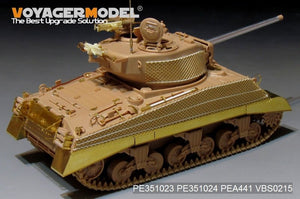 Voyager Model PE351023 WWII US M4A3 (76) w Mid Tank Basic For MENG TS-043 1/35 – zdjęcie 17