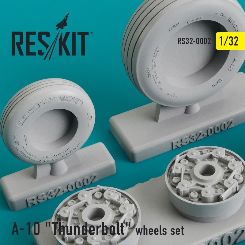 RESKIT RS32-0002 A-10 "Thunderbolt" wheels set 1/32