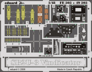 Eduard FE303 SB2U-3 ACCURATE MINIATURES 1/48