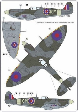 AML D32004 Czechoslovak commanders in the Spitfire 1/32 – immagine 5