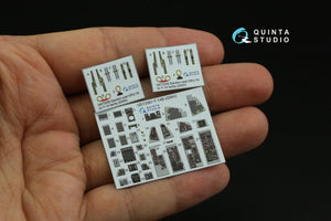 Quinta Studio QD72061 F-14B 3D-Printed &amp;amp; coloured Interior on decal paper (GWH) 1/72 – zdjęcie 3