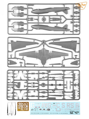 Clear Prop! CP72051 DH.88 COMET DH.88 Comet MacRobertson Trophy Air Race ADVANCED KIT 1/72 – zdjęcie 3
