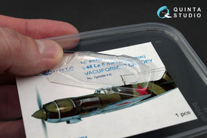 Quinta Studio QC48005-S La-5 vacuformed clear canopy 1 pcs (for Zvezda kit) 1/48 – zdjęcie 6